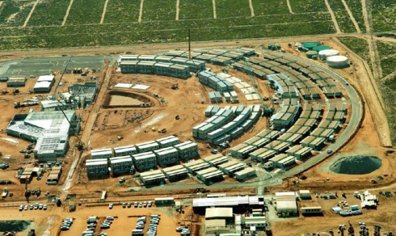 BHP Billiton Mining Camp,</br>Western Australia